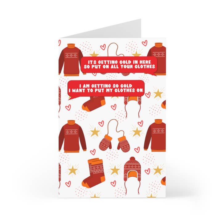 R is for Robo - Wholesale Christmas Card - Funny Christmas Cards Pop Culture Rap Holiday Card Y2K Gifts