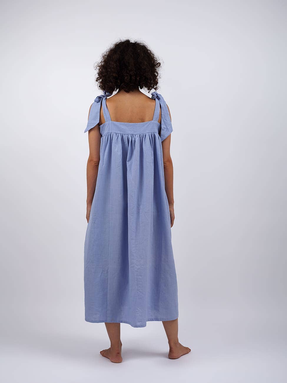 Bijondo – Engroshandel Kjole - Dame – Vimla lang bomuldskjole5