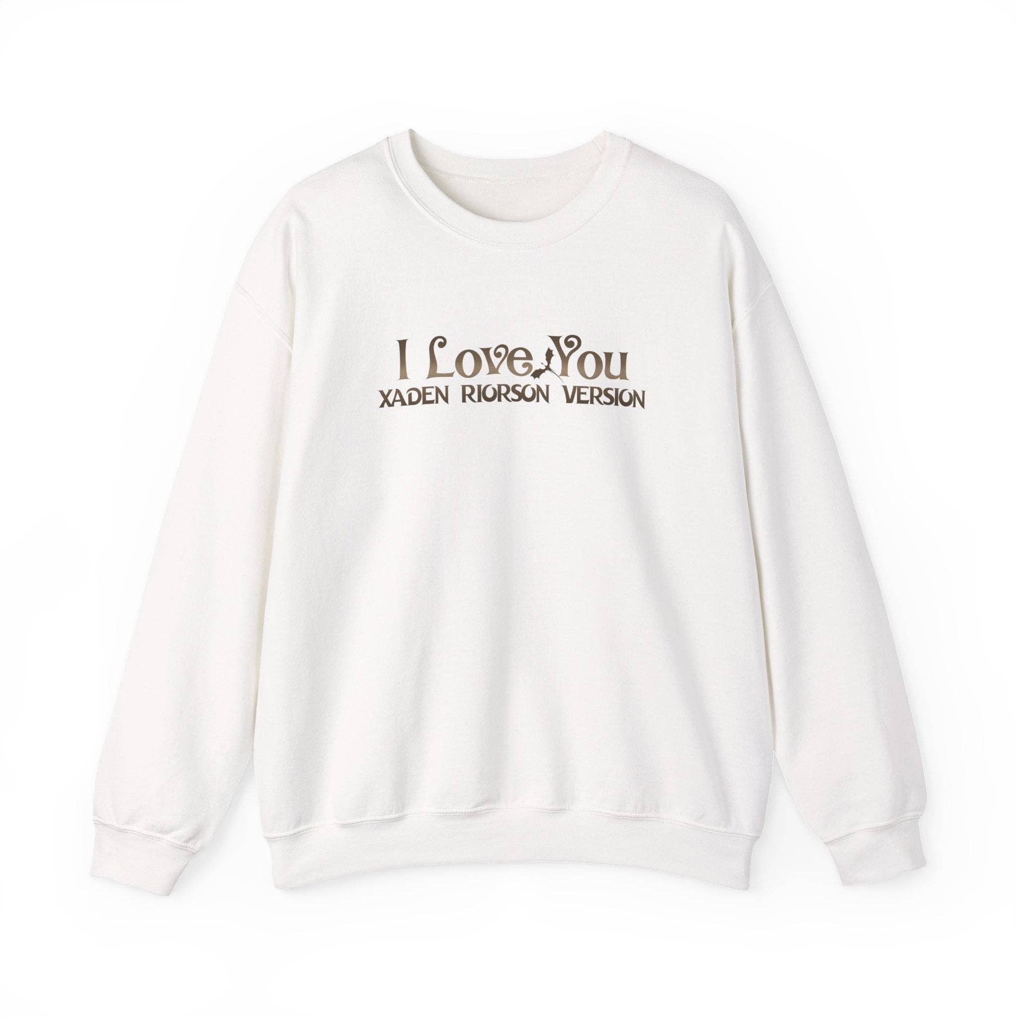 MagicMerchEmporium – Camisola gráfica - Mulher por atacado – "Camisola "I Love You - Versão Xaden Riorson" - Fourth Wing"9