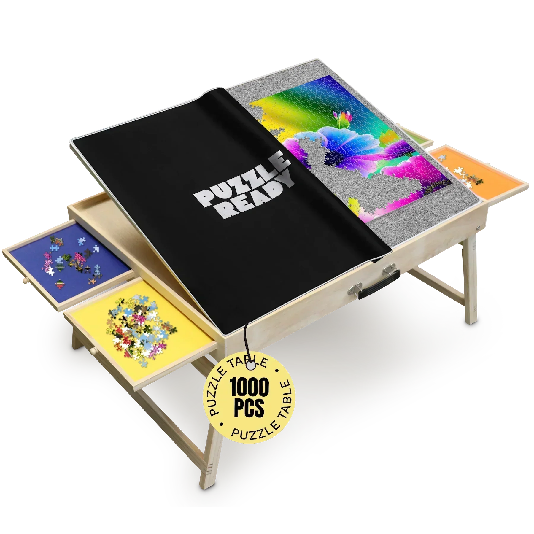 Puzzle Ready - Wholesale Puzzle - Adult - Puzzle Table with Legs – The Ultimate Jigsaw Puzzle Station for Families and Hobbyists0
