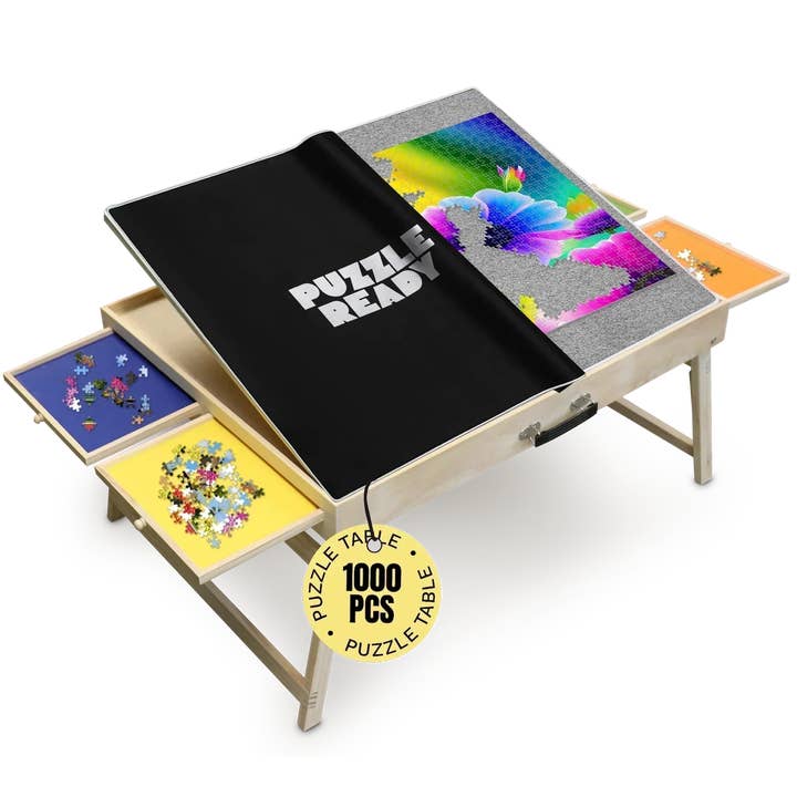 Puzzle Ready - Wholesale Puzzle - Adult - Puzzle Table with Legs – The Ultimate Jigsaw Puzzle Station for Families and Hobbyists