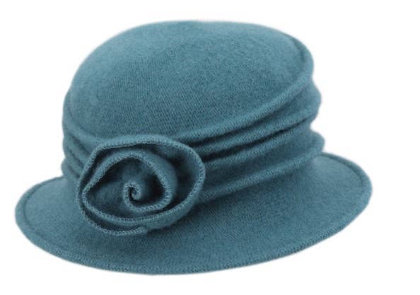 Toucan Hat Company/ Carole Amper – wholesale Cloche hat – Women’s – Wool Rose Cloche 7