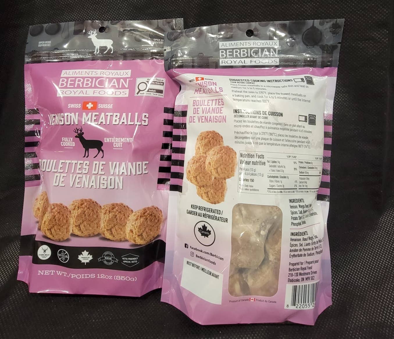 Berbician - Venta al por mayor Salchichas - Albóndigas de Venado Halal Totalmente Cocidas6