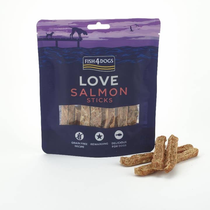 Lucky-Pet Handels- und Produktions GmbH - Wholesale Pet Treats - Dog - Fish4Dogs ® Love Salmon Sticks 85 g4