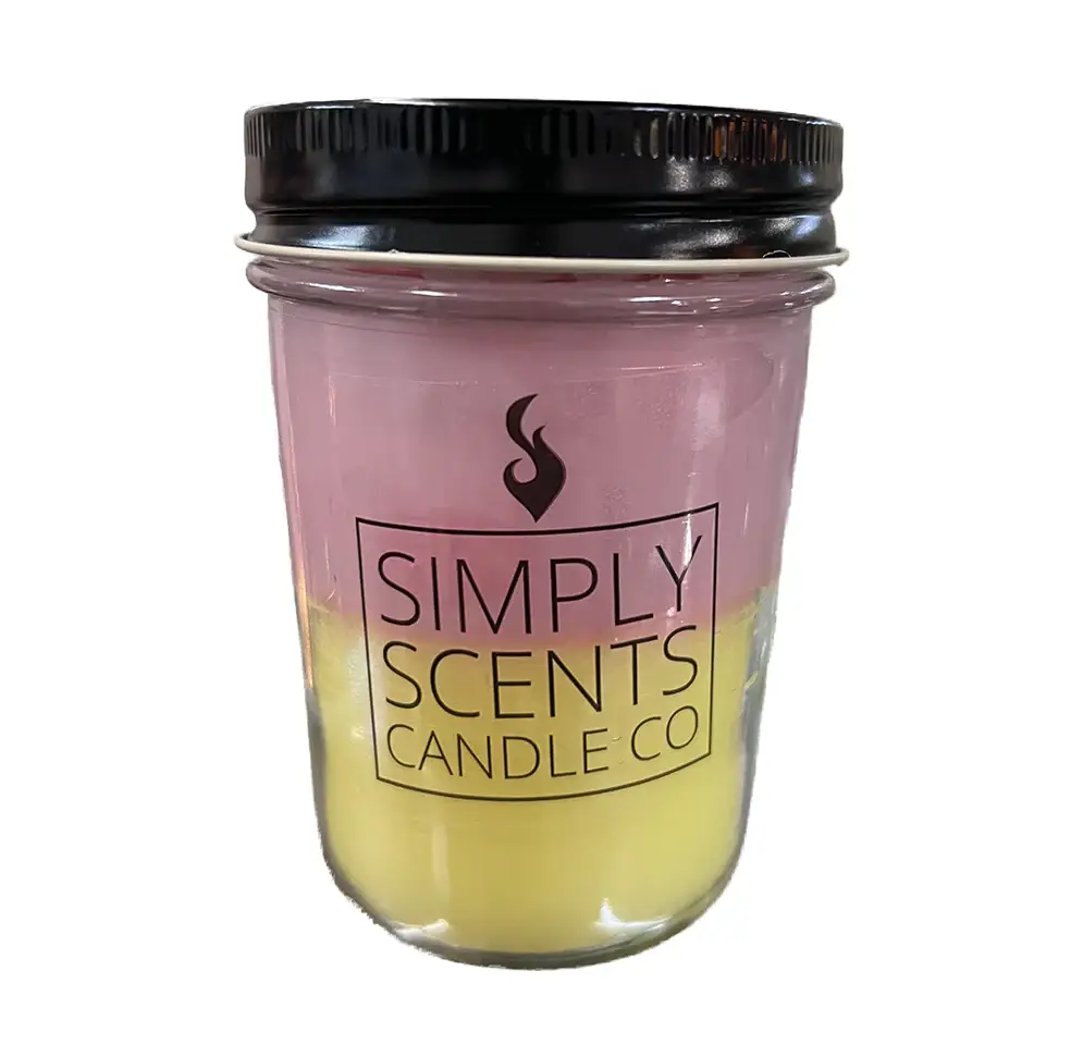 Simply Scents Candle Co. – Großhandel Kerze im Glas / gefüllte Kerze – Kiste (12) 8 oz. Crimson Wassermelone0