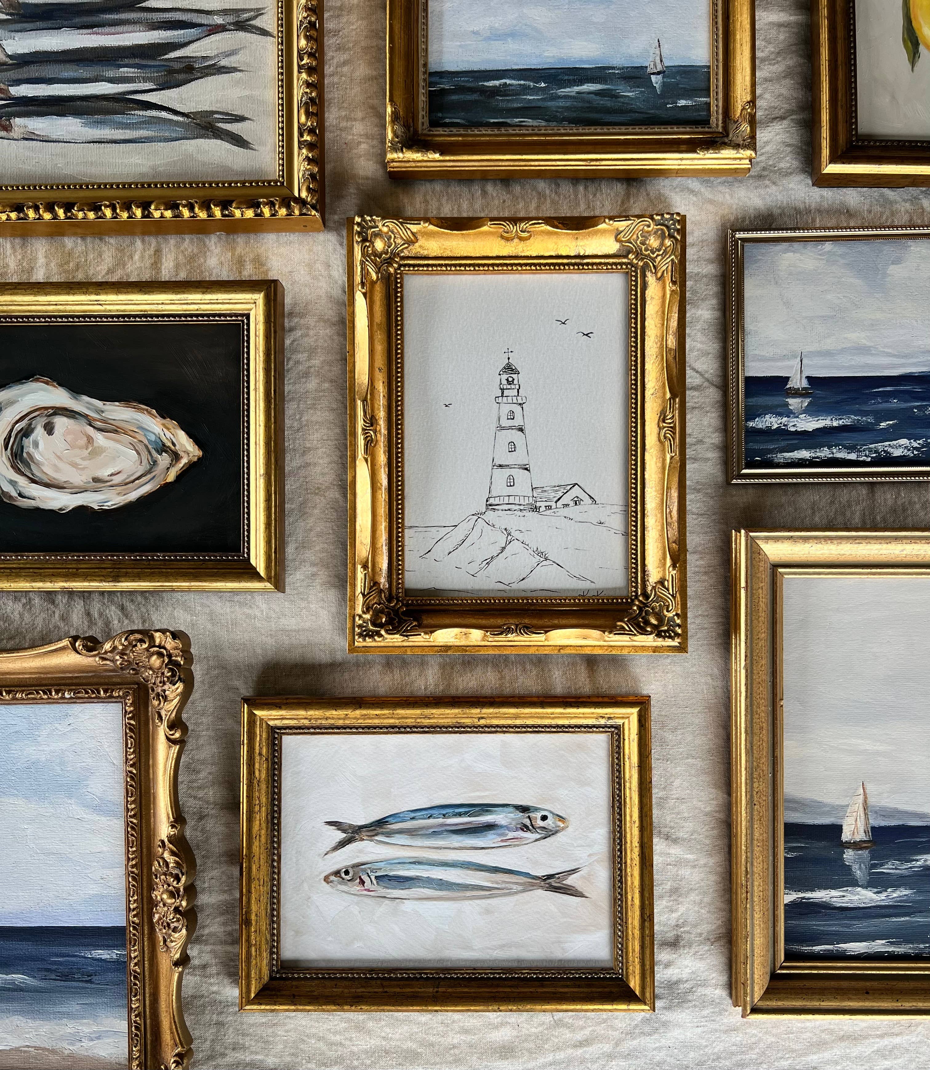 Krista Kim Studio - Wholesale Art print - SARDINES II - Art Print (unframed)   3
