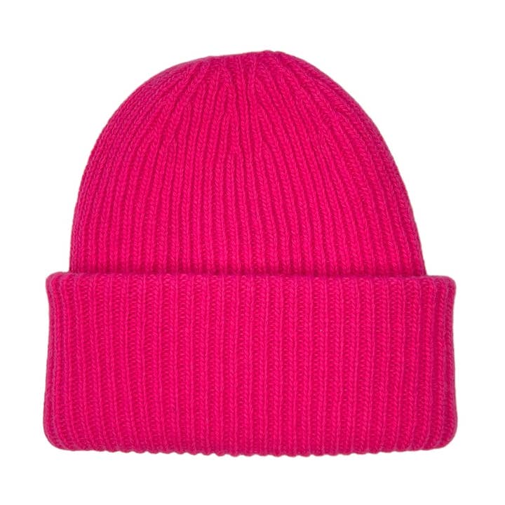 GORRO OVER 100% LÃ MERINO FRAMBOESA por atacado de BeCap