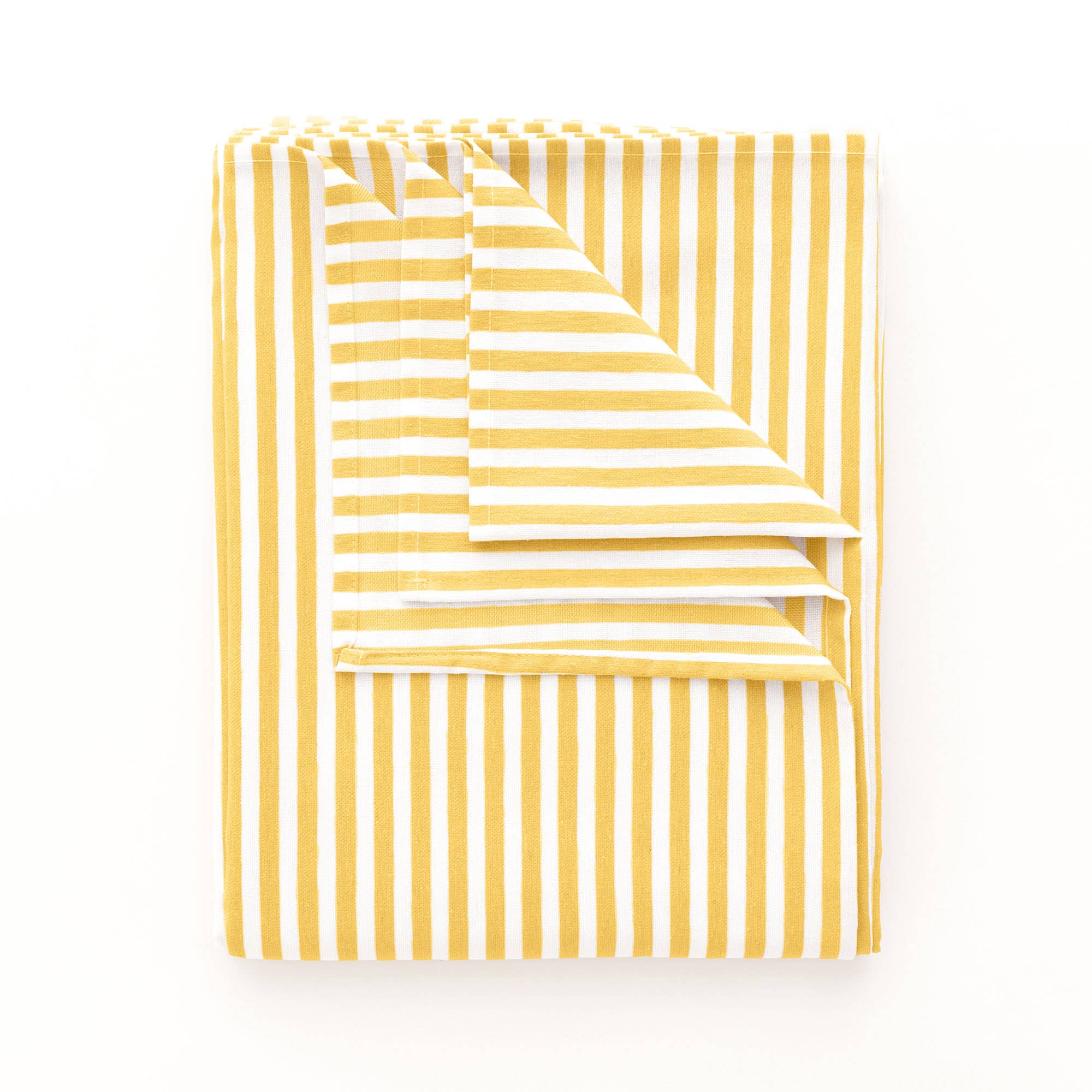 GAMUSI - Vente Nappes - Nappe anti-taches coton toucher tissu rayures ARENZA19