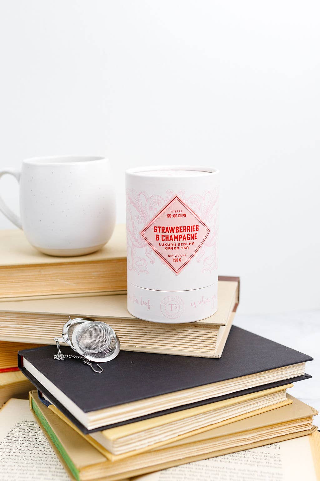 Once Upon a Tea Leaf - Wholesale Loose Tea - Strawberries & Champagne- Luxury Loose Leaf Green Tea4