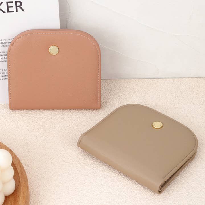 ACCITY - Wholesale Wallet - Women's - HALF ROUND MINI CUTE AND COMPACT WALLET_CWAB1655