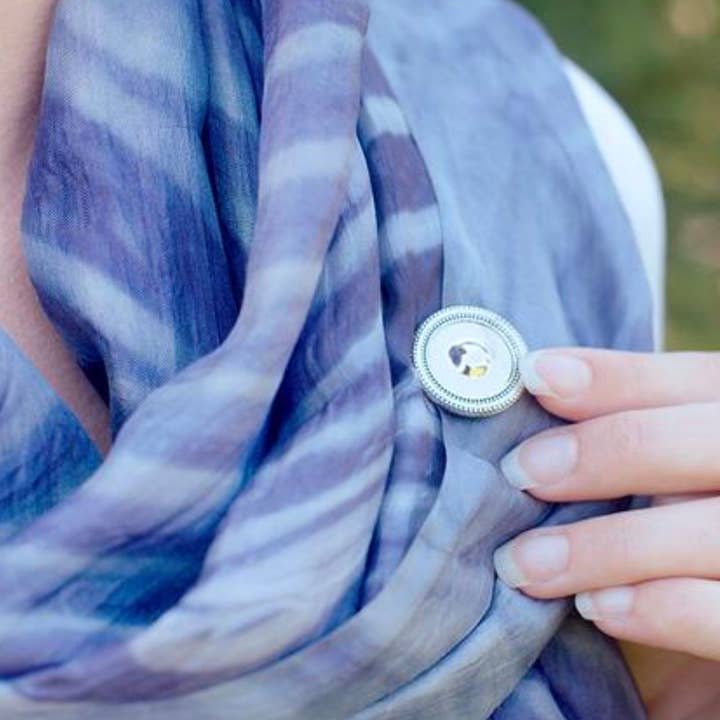 MagneButton – Engroshandel Reversnål/knap – Abalone Billede Magnet Knap Pin Set
