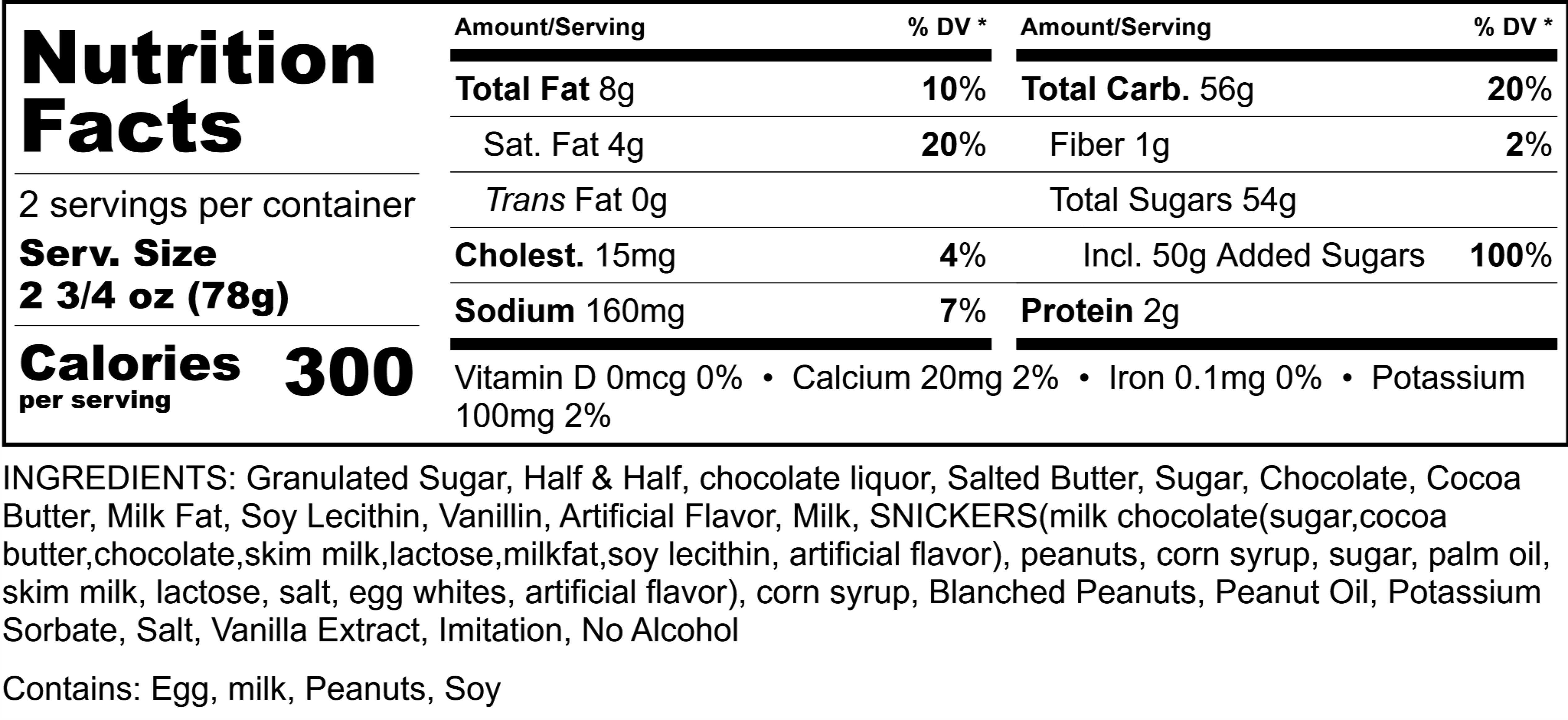 Devons Mackinac Island Fudge - Wholesale Fudge - Snickers in Mackinac Island Fudge 5,5 oz2