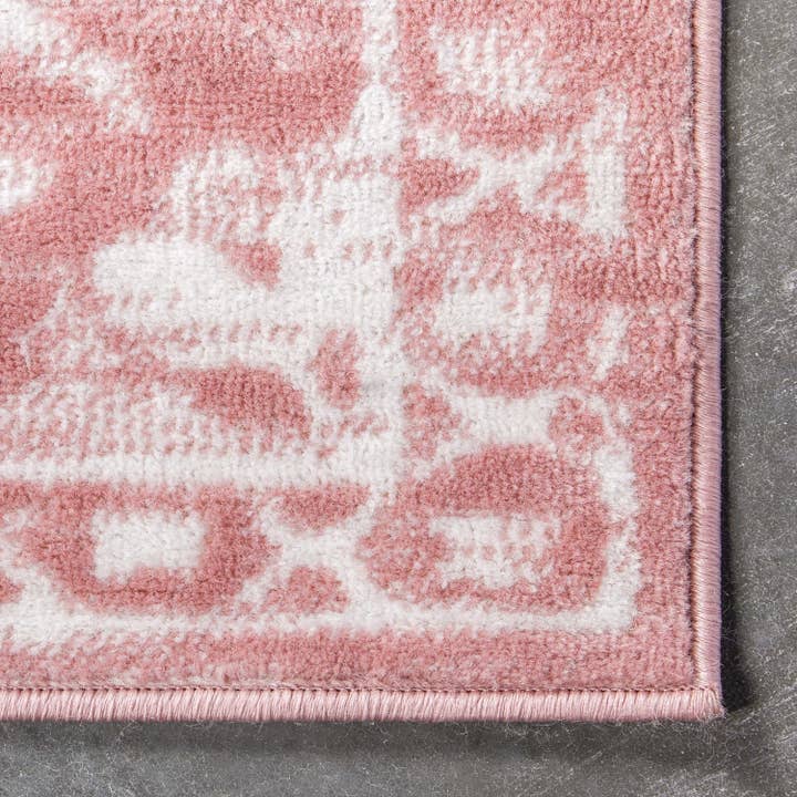 Well Woven – Großhandel Teppichvorleger – Disa Vintage Medallion Blush Weicher Teppich von Chill Rugs2