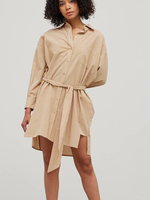 60569 - MINI-JURK MET EFFEN OVERHEMDEN voor wholesale door Grade & Gather