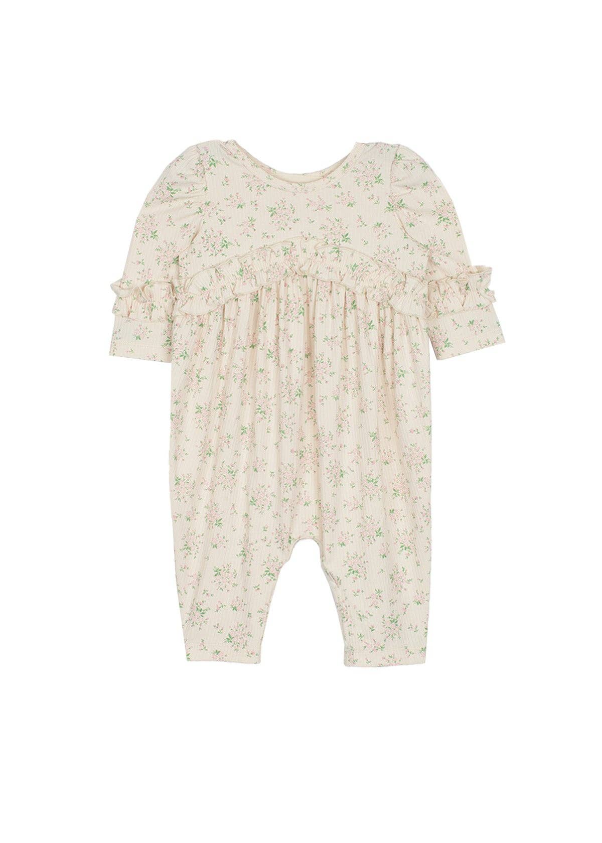 Ivory Breakfast in Bed Romper for wholesale on Faire0
