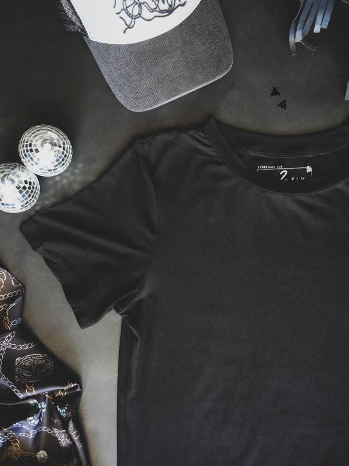 2 Fly Co - Wholesale T-Shirt - Women's - SOLID CHOICE *MIDNIGHT