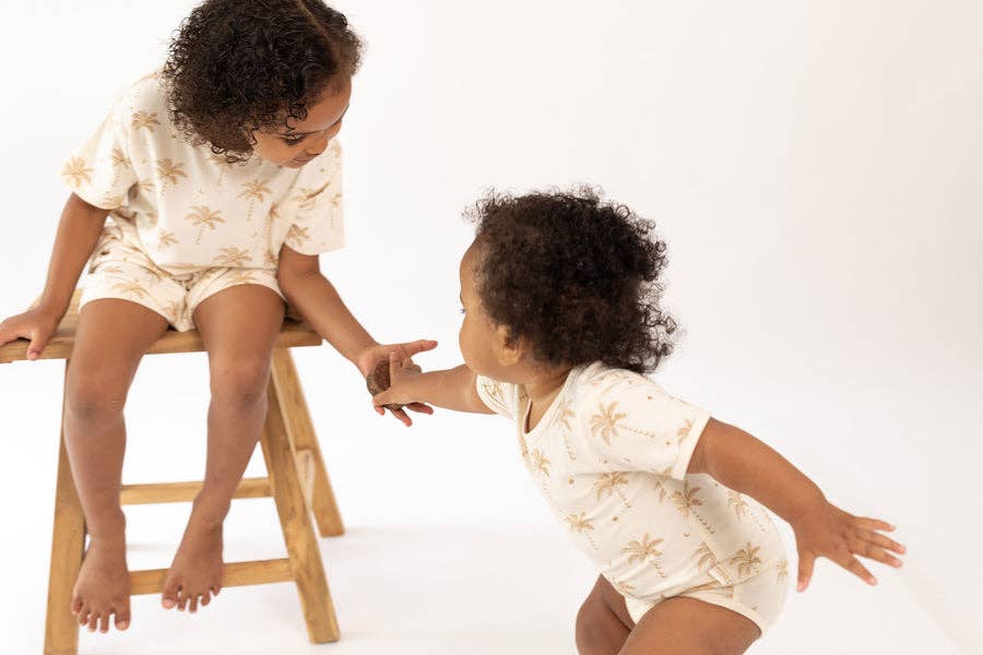 Bam Loves Boo - Vendita all'ingrosso Tutina (senza piedini) - Neonati - Body a maniche corte Oasis Moon4