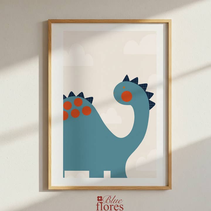 Muestra infantil - Dinosaurio (formato A4 y A3) para venta al por mayor de Blueflores