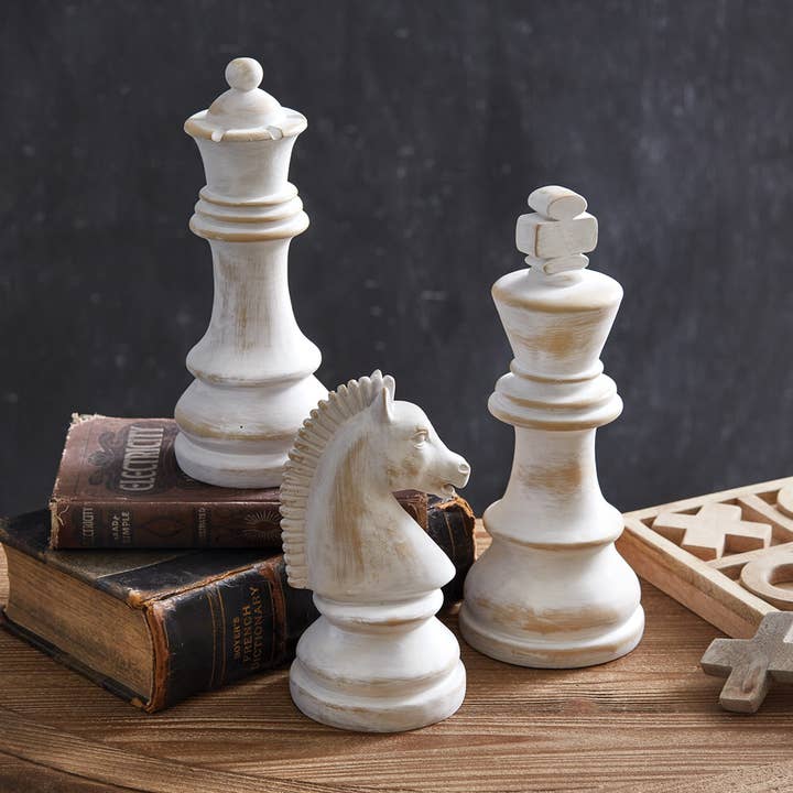 CTW Home Collection - Wholesale Sculpture - Resin Chess Sculpture - Knight