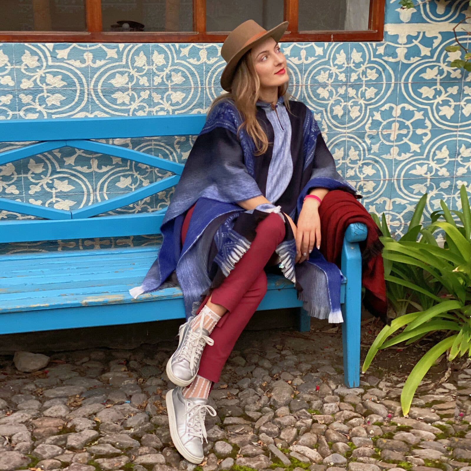 ECUALAMA - Wholesale Poncho - Uniseks - Poncho-trui van alpacawol voor baby's - met franje4