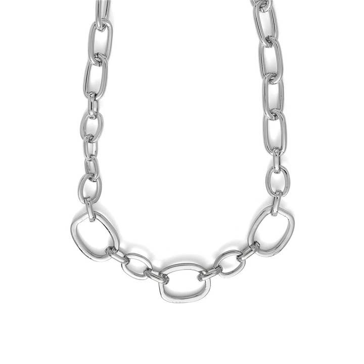 Collar Luxenter acabado en rodio - Danli para venta al por mayor de Luxenter