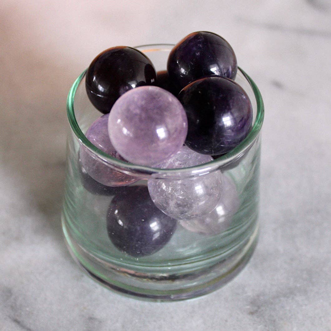 Pebble House - Wholesale Spiritual Stone/Crystal - Amethyst Mini Sphere (Crystals & Stones)1