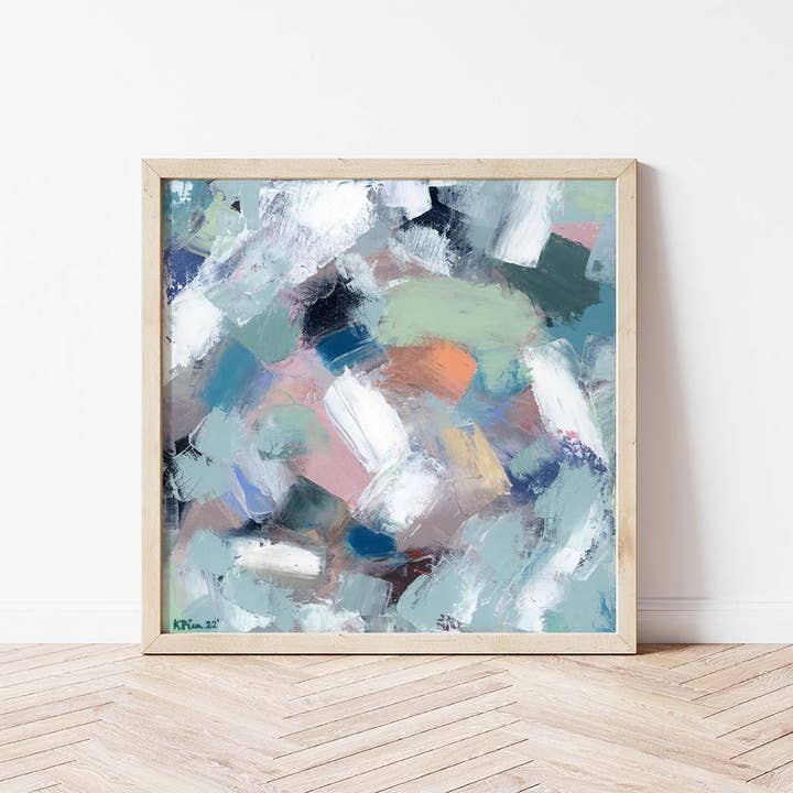 Coups de pinceau imprimés en forme de coquille d'œuf pour la vente par Pierce & Paint