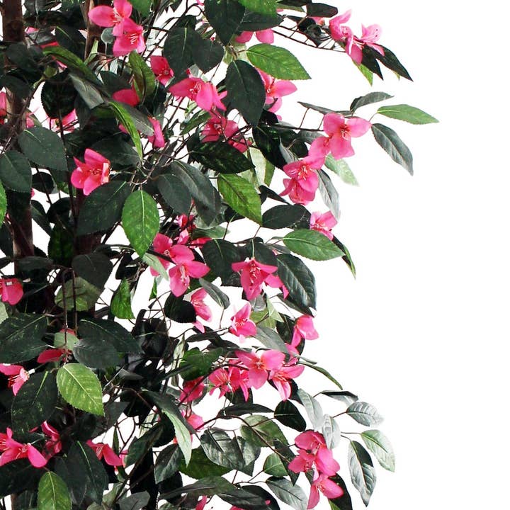 Leaf Design UK LTD - Wholesale Artificial Plant - Artificial Blossom Tree 180cm Rhododendron Pink Trunk1