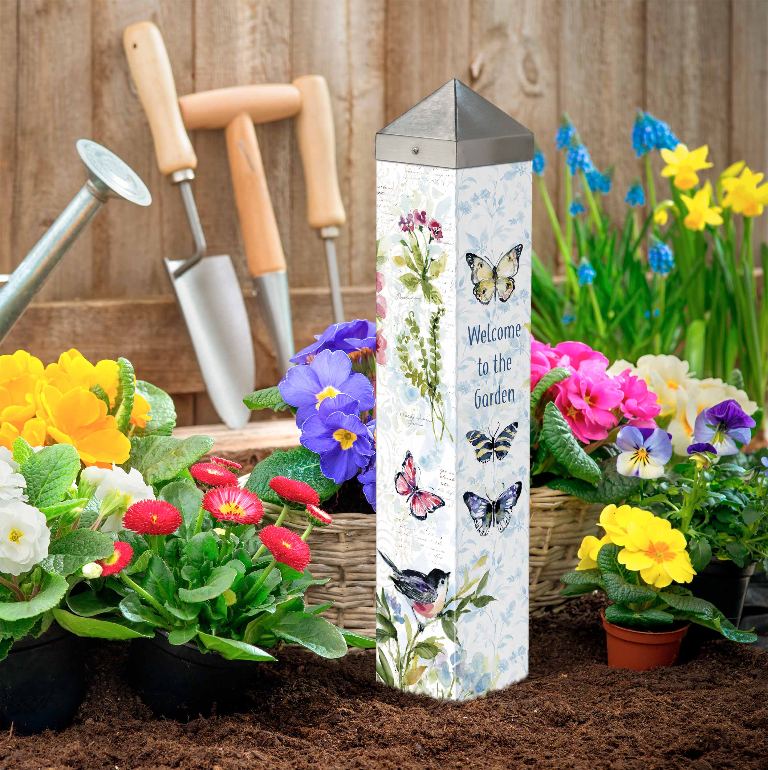 Studio M - Wholesale Garden/Lawn Stake - Garden Song 20" Art Pole1