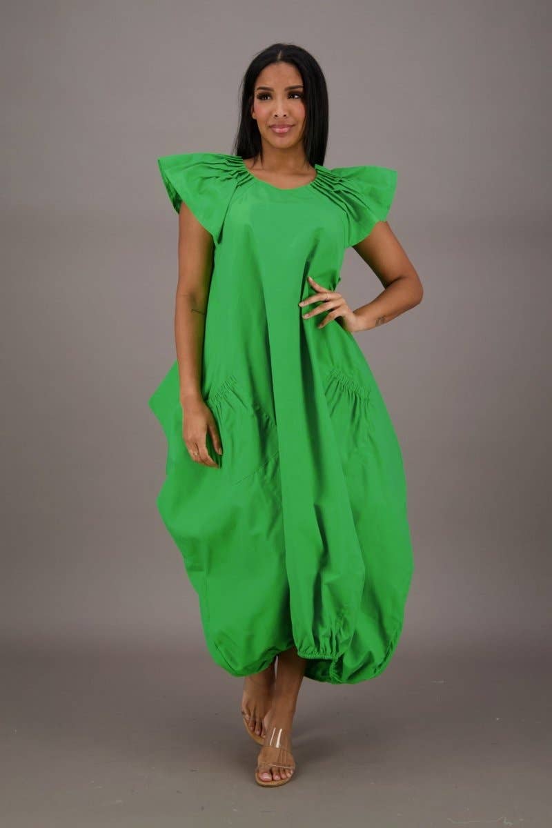 Advance Apparels - Wholesale Dress - Women's - Product Name: Flowing Grace Bubble Dress AD-2506112