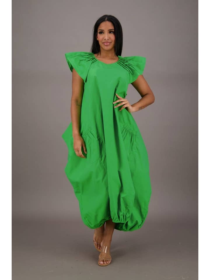 Advance Apparels - Wholesale Dress - Women's - Product Name: Flowing Grace Bubble Dress AD-2506112