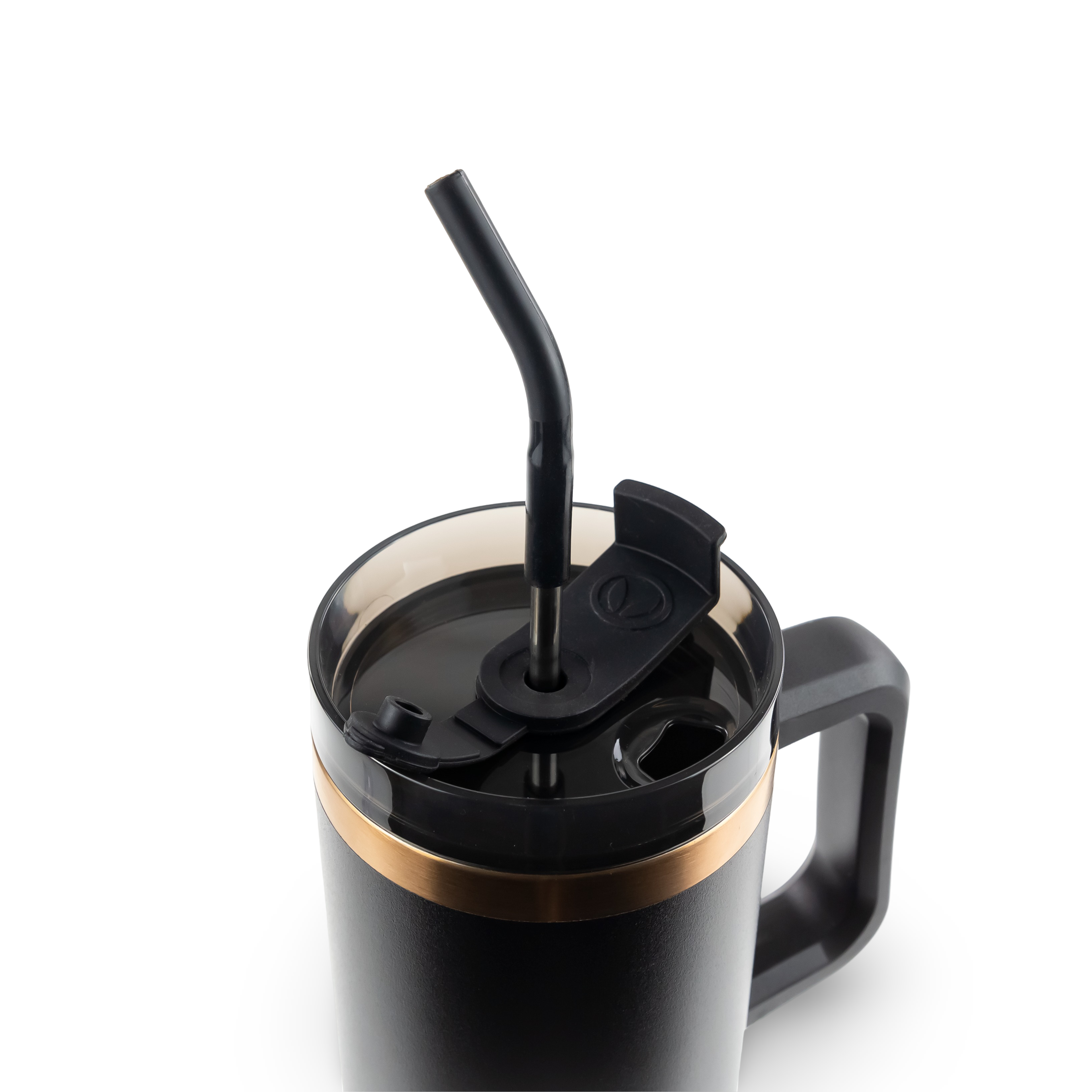 Hogg Outfitters - Wholesale Insulated Mug/Tumbler - 30oz POWDER COATED TRAVELER TUMBLER - Plated for Engraving2