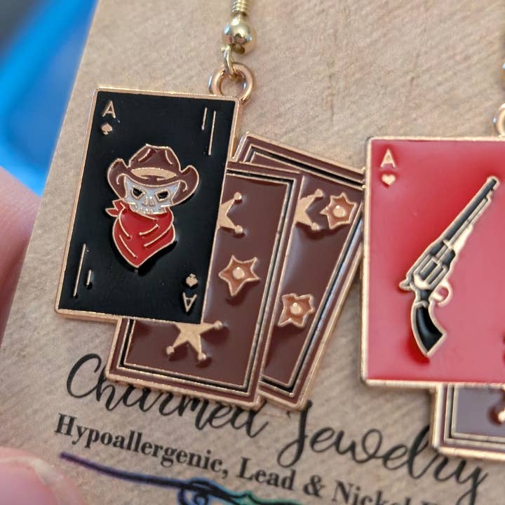 Con-Quest Crafts – wholesale Smycken – Vilda västern-inspirerade örhängen och halsband1