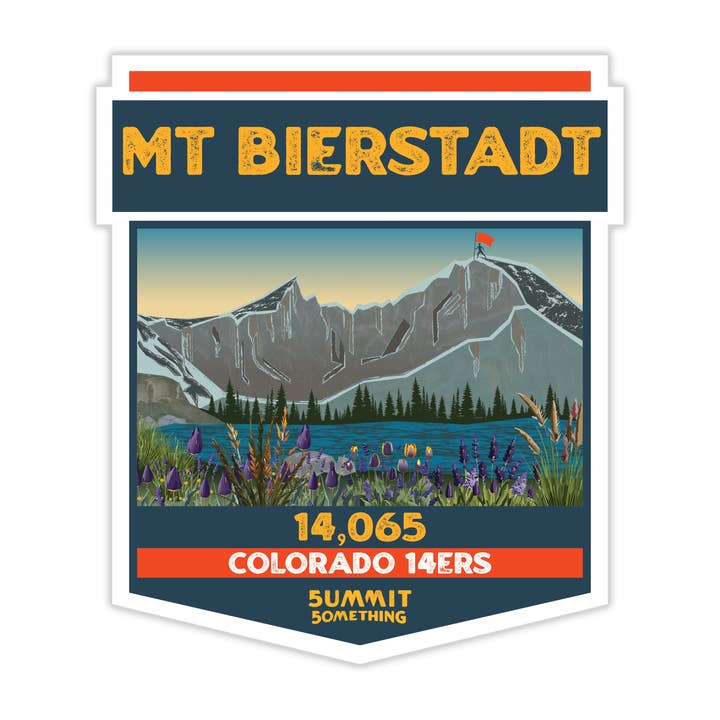 Mt Bierstadt Sticker for wholesale by Summit Something