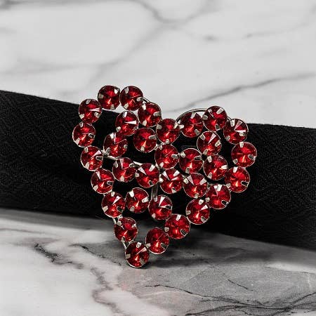 India Handicrafts Inc - Wholesale Napkin Ring - Heart Beaded Napkin Ring6