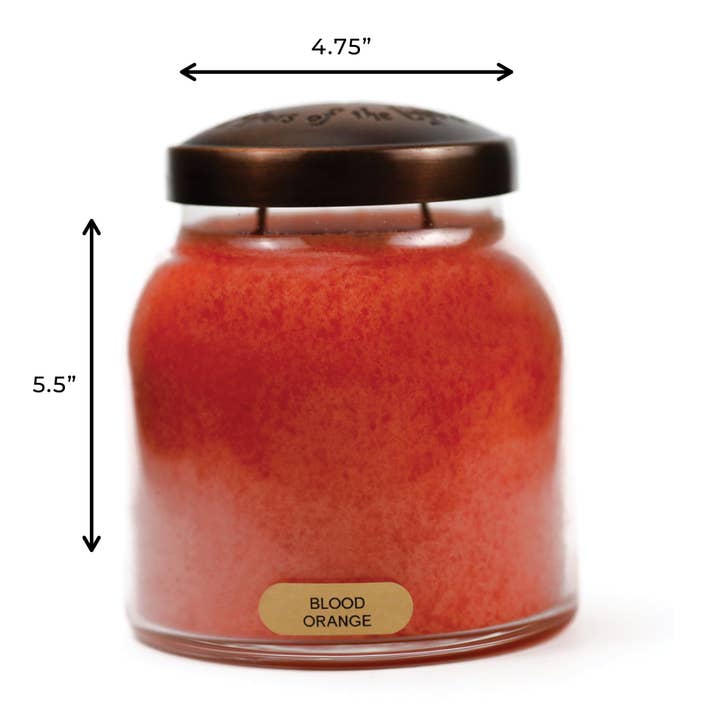 A Cheerful Giver - Wholesale Jar/Filled Candle - KOTL Papa Candle (34oz.) - Blood Orange5