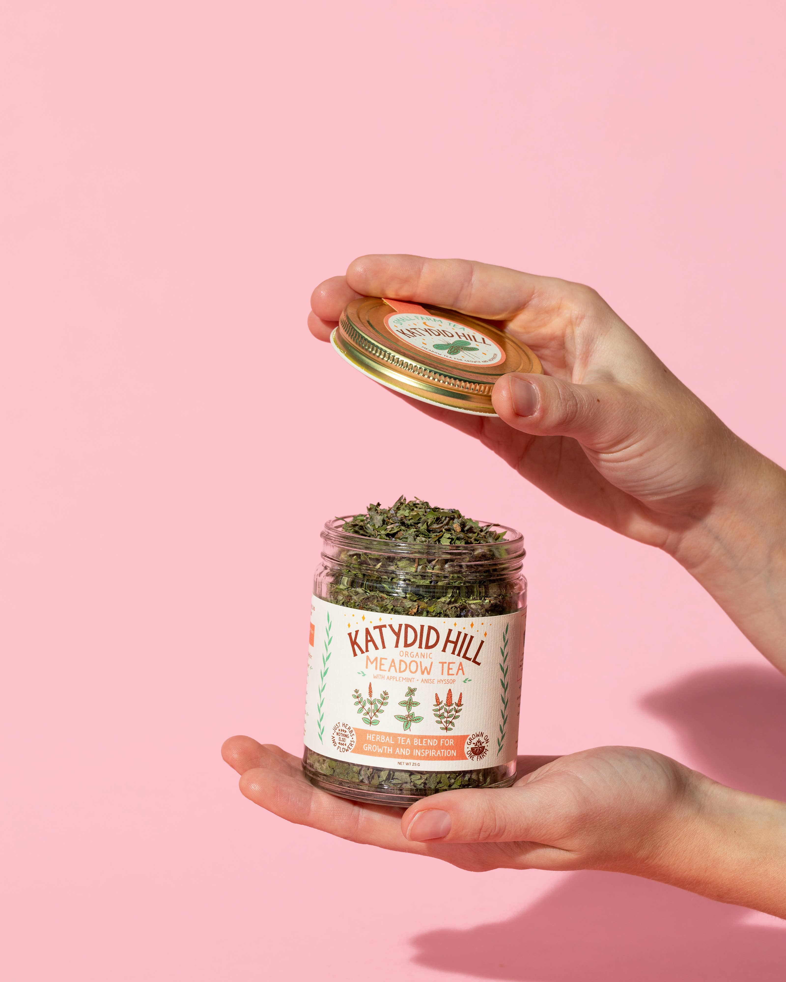 Katydid Hill Farm - Wholesale Loose Tea - Meadow Tea - organic herbal tea blend for growth and inspiration2