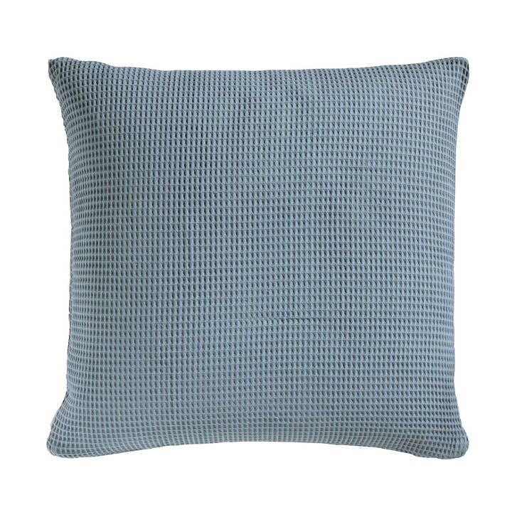 Waffle Pudebetræk 50x50 stål blå for engroshandel hos Heckettlane