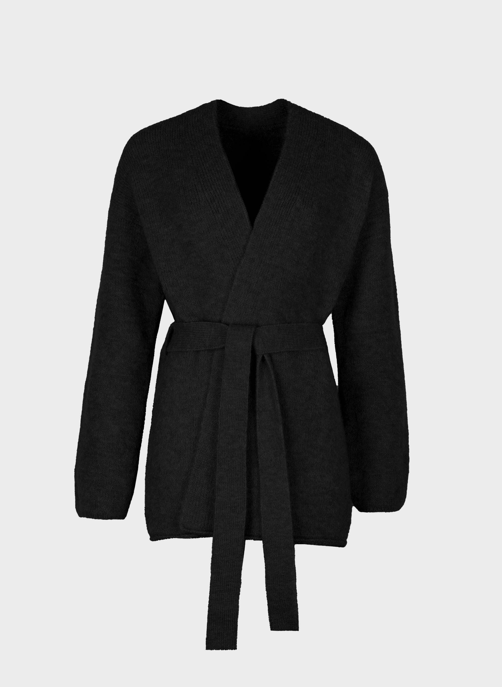 An'ge – Cardigan - Mulher por atacado – COLETE LOUNA preto0