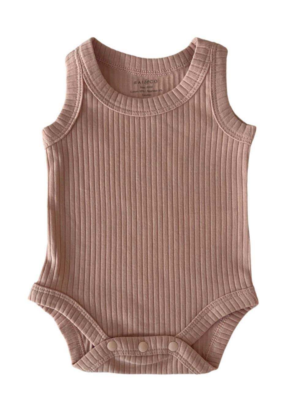 RAI & CO - Wholesale Bodysuit (Non-Footed) - Baby - Basic Singlet Bodysuit0