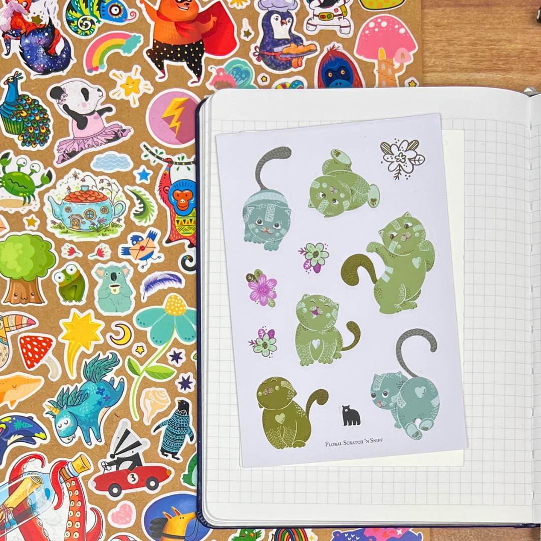 Four Bears Sticker Club - Vendita all'ingrosso Adesivo - Gatti Purr-ty1