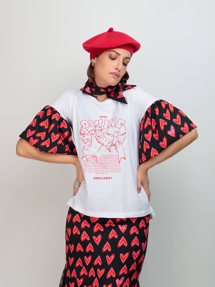 Darling Lazos Divine T-shirt for wholesale by Chill&Buy