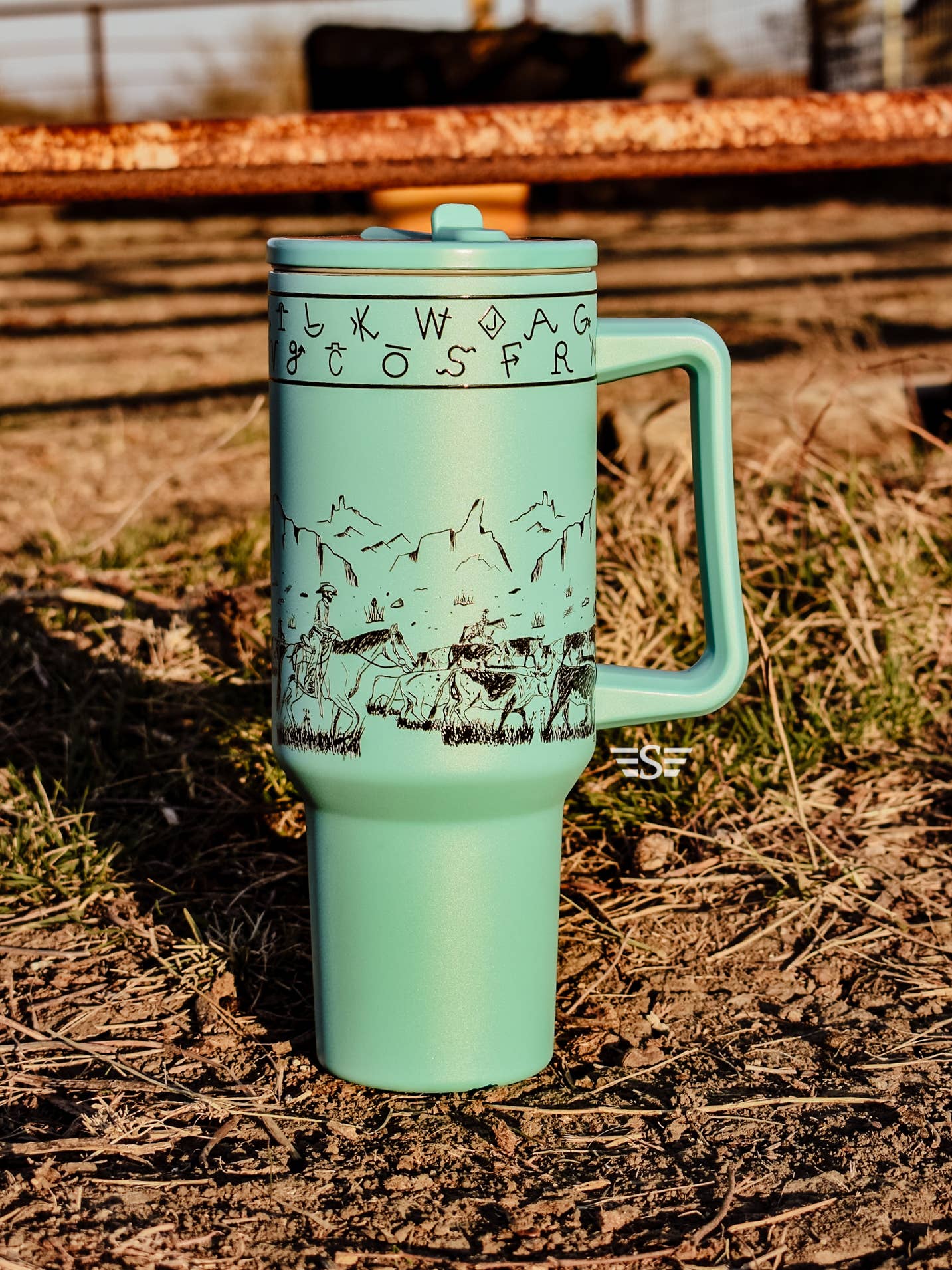 Flying S Company - Wholesale Insulated Mug/Tumbler - Cattle Drive 40oz Tumbler9