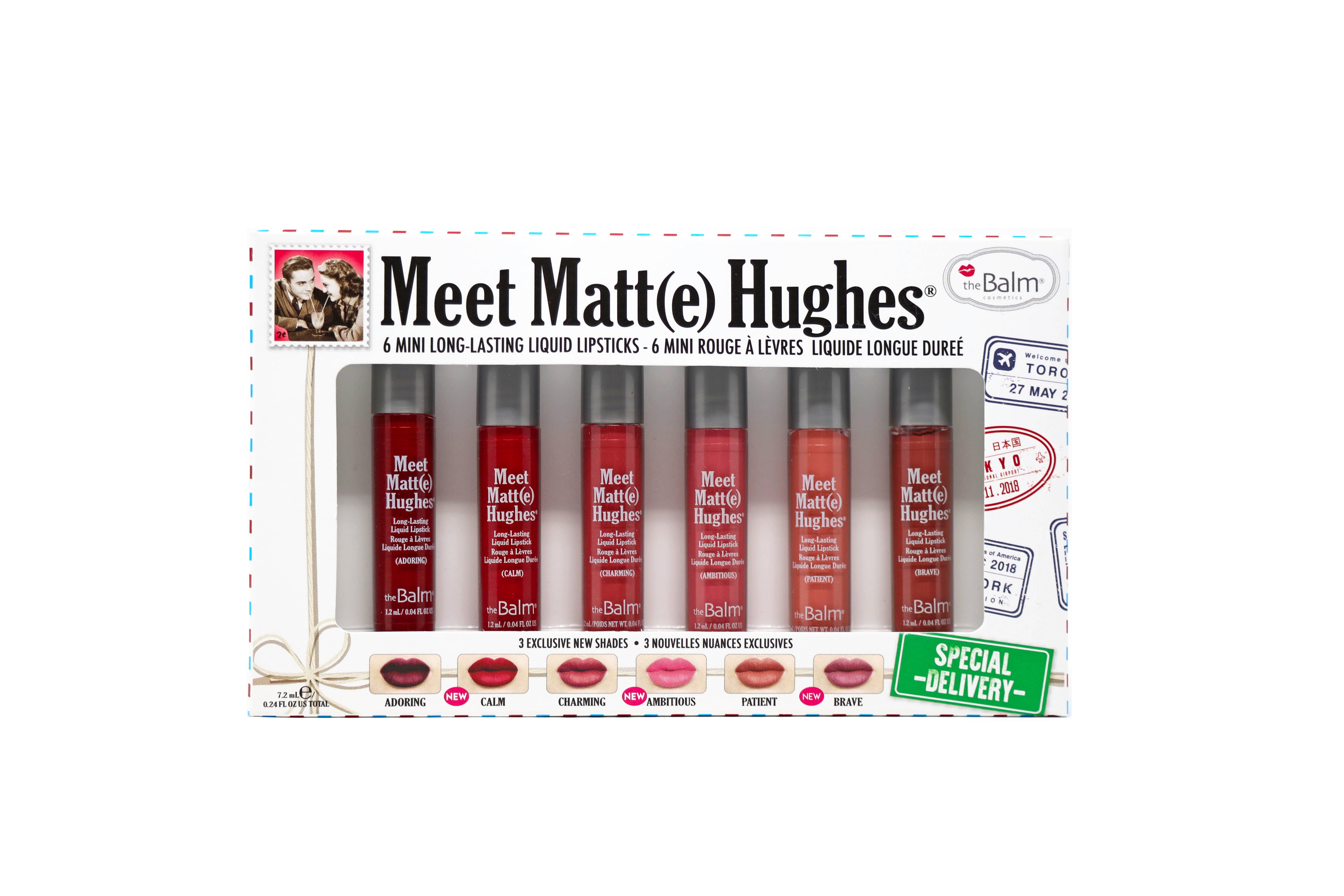 theBalm Cosmetics - Wholesale Lipstick Set - Meet Matte Hughes Mini Kit Special Delivery