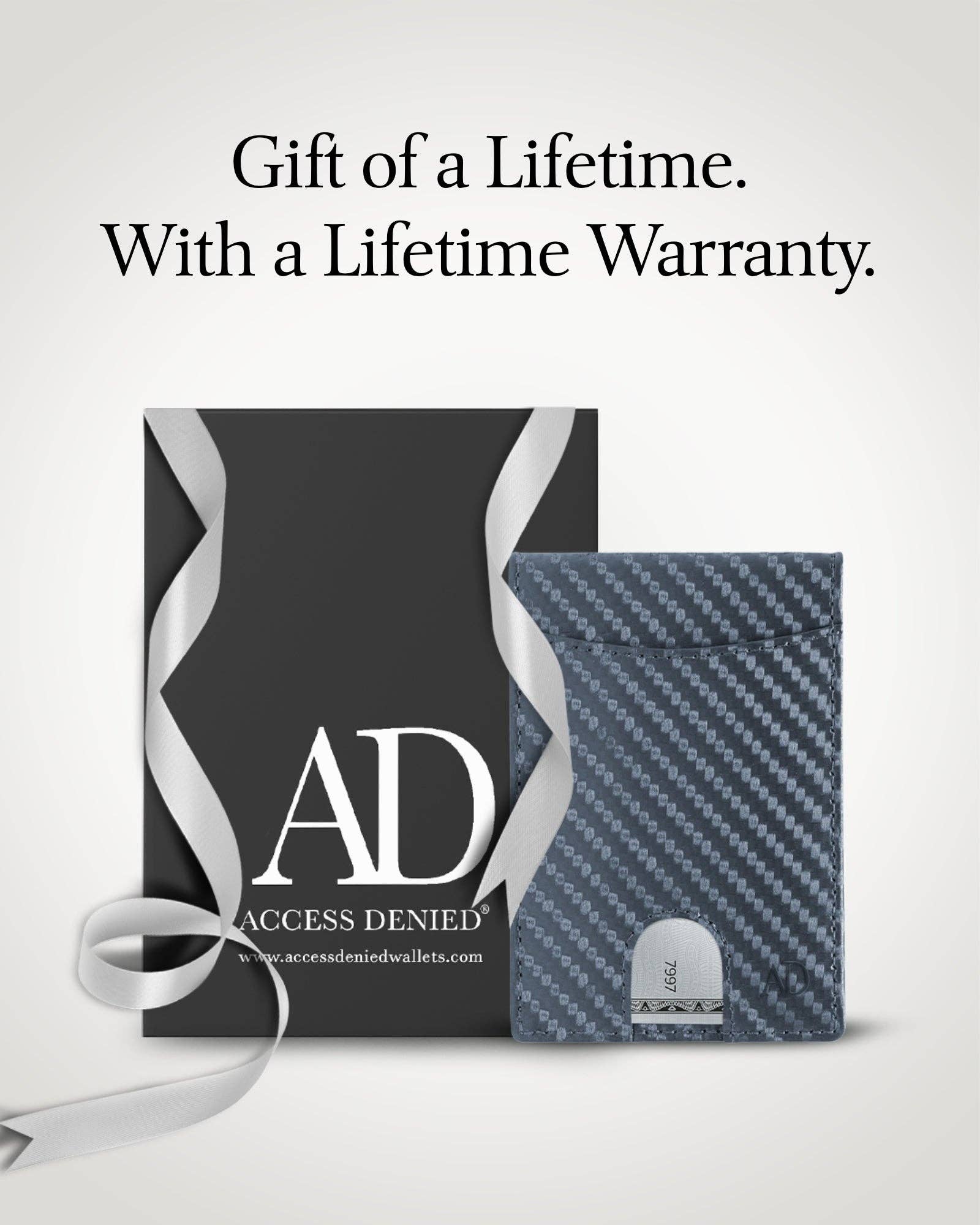 Access Denied Accessories - Wholesale Wallet - Men’s - Real Leather Wallets For Men Money Clip Bifold Wallet RFID36