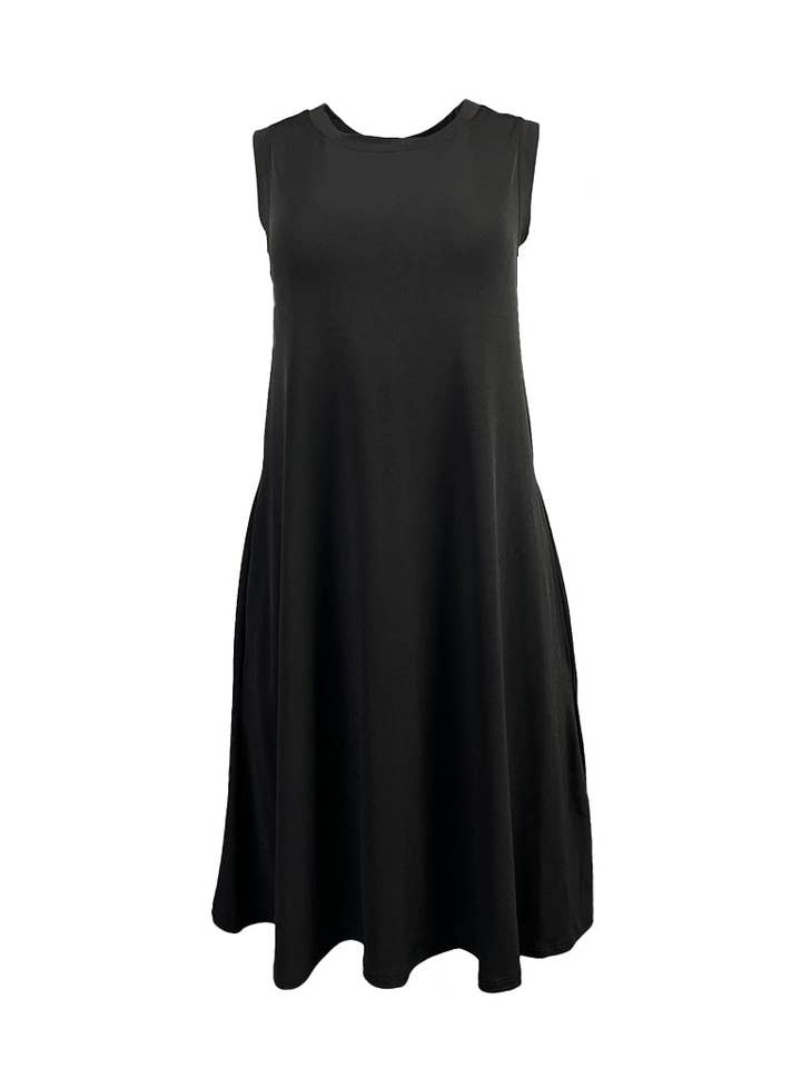 Storyline Collection - Wholesale Dress - Women's - Keyhole Dress · Black