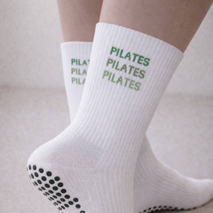 Pilates 3-Griff-Socken für den Großhandel von Grip & Flow
