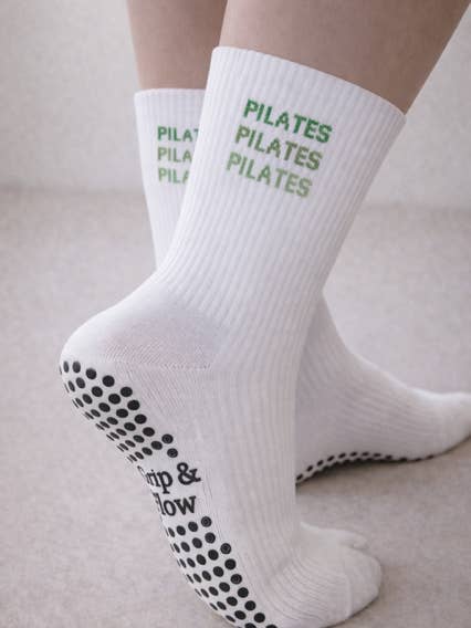 Pilates 3 greb sokker for engroshandel hos Grip & Flow