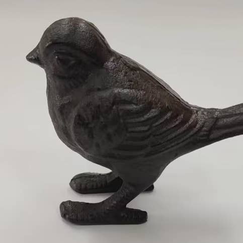 Cast Iron Bird Deco, 13.5cm for wholesale by Gainsborough Giftware x Portland Living