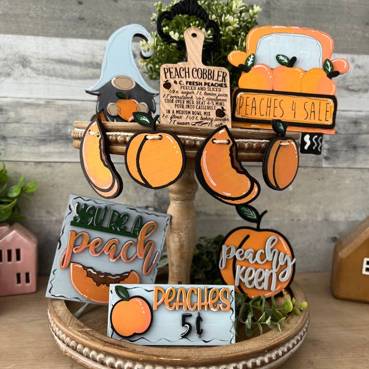 Cassiehandmadeshop - Wholesale Decorative Tray - Peachy keen1